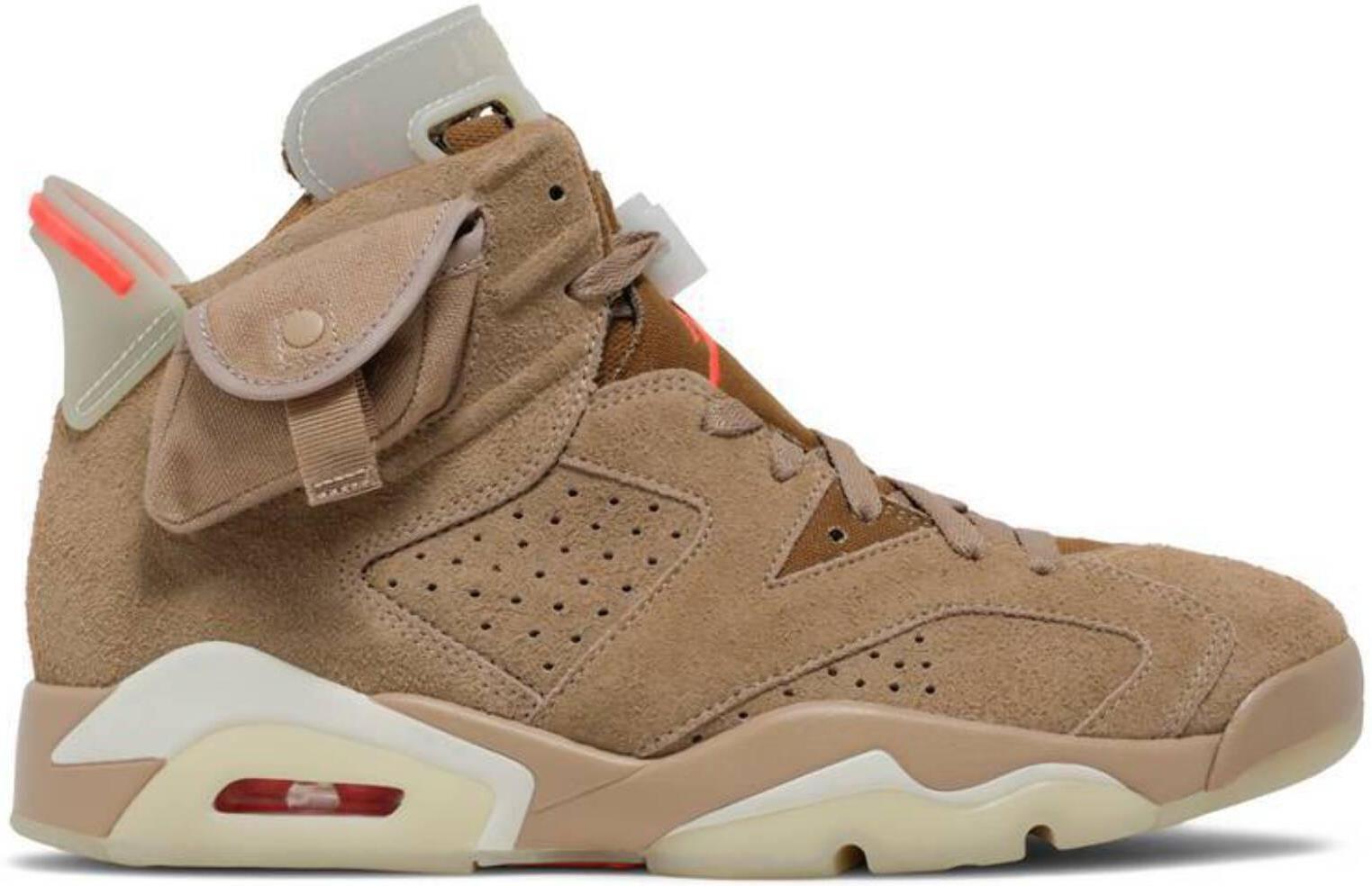 Jordan 6 Retro x Travis Scott Mid British Khaki for Sale