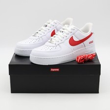 Nike Supreme x Air Force 1 Low Box Logo - Speed Red for Sale