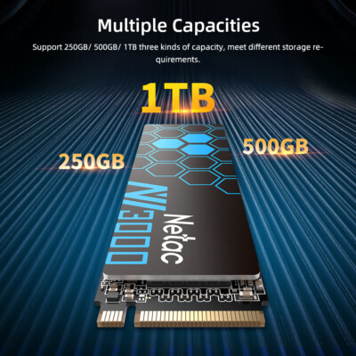 Netac NV3000 M.2 2280 2TB 1TB 500GB 250GB NVMe PCIe3.0 Internal