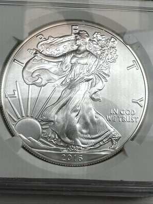 2016 NGC MS70 SILVER EAGLE FIRST Releases 30TH Anniversary Label
