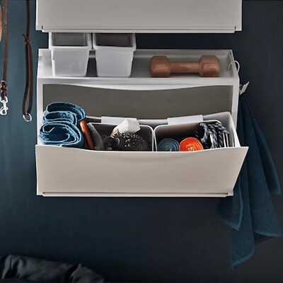 IKEA TRONES Shoe Storage Wall Cabinet White 20½