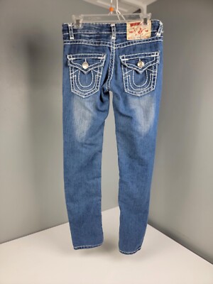 Vintage True Religion Joey Super T Memphis Womens Low Rise Flare