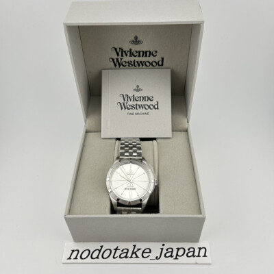 Vivienne Westwood] Men's Silver Stainless Steel VV192SLSL Watch-KS