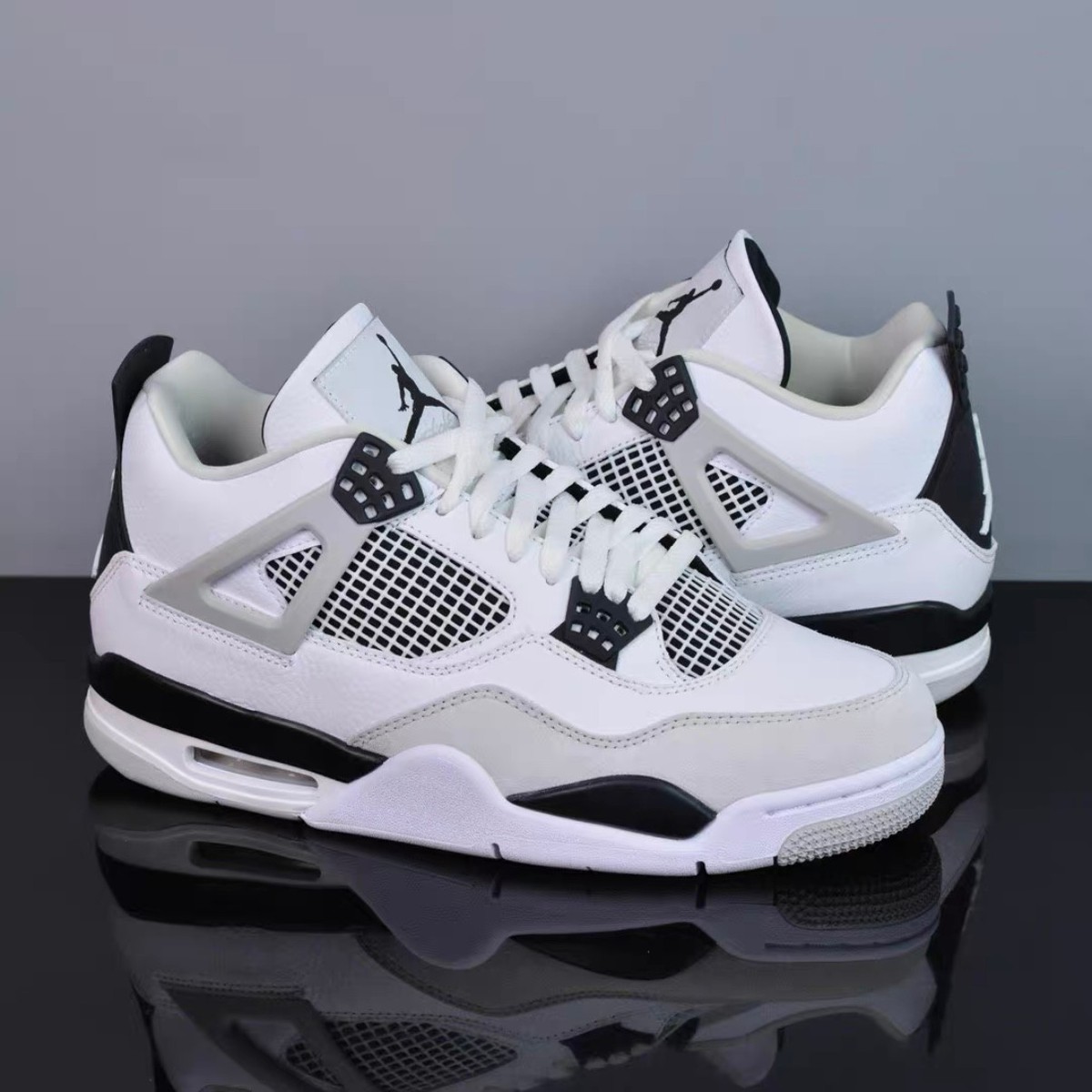 Size 7 - Jordan 4 Retro Mid Military Black for sale online | eBay