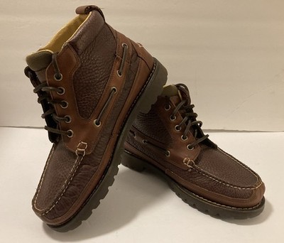 LLBean Allagash Bison Leather Chukka Boots 244479 Men Sz 7 EE