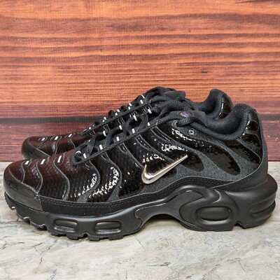 Nike Air Max Plus Black Chrome Men's 6.5 / Women's 8 Running Shoes
