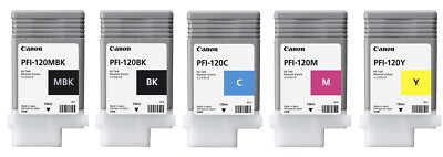 Canon PFI-120 130ml Ink Tank Set PFI-120MBK PFI-120BK PFI-120C PFI