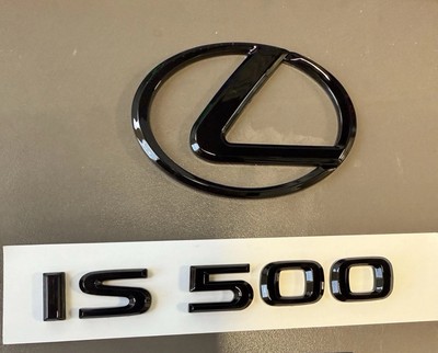 Gloss Black Trunk Emblem Badge Logo Fits 2022 2023 2024 2025 Lexus