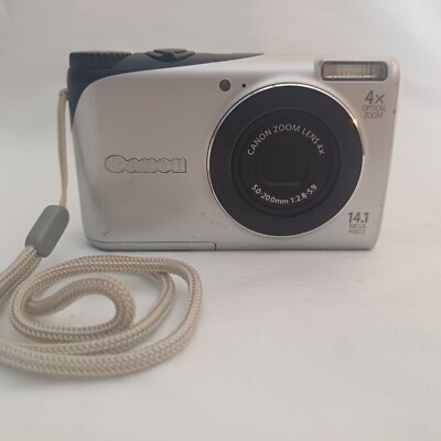 Rare Vintage Canon Digital PowerShot A2200 HD Zoom Lens 4X 14.1 MP