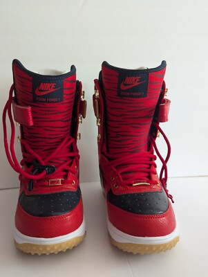 NEW❄️Nike Zoom Force 1 Snowboard Boots Men 6/ Women 8 Tiger