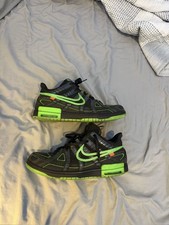 Size 10 - Nike Air Rubber Dunk x Off-White Low Green Strike for
