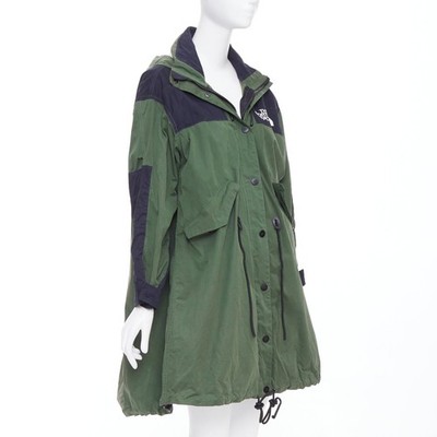 SACAI THE NORTH FACE 2017 Fishtail Mountain Parka green black