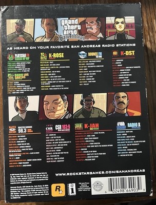 Grand Theft Auto San Andreas Official Soundtrack Box Set LIKE NEW