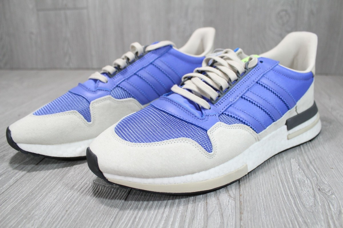 54 New Adidas Originals ZX 500 RM Boost BD7867 Lilac/White Men's