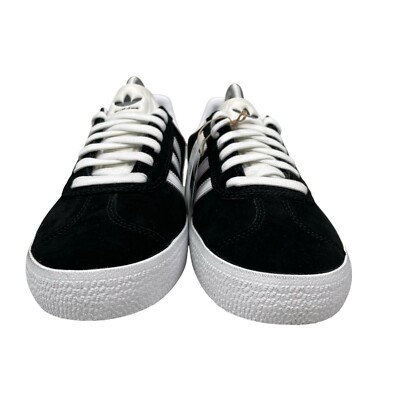 Adidas Gazelle Adv Core Black Cloud White Suede Shoes FX6563 Men's