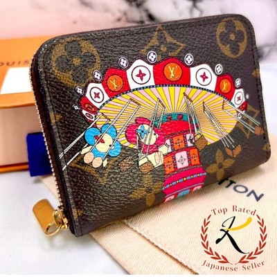 Louis Vuitton Monogram Vivienne Zippy Coin Purse Takashi Murakami