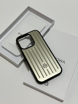 Rimowa Iphone Case Aluminum For Iphone 16 ProMAX Titanium⭐️U.S