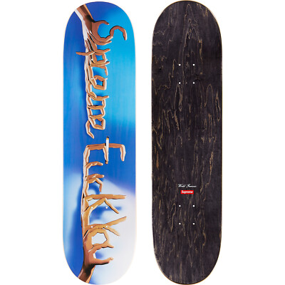 Supreme F*ck You Fingers Skateboard Deck Blue F/W 18 | eBay