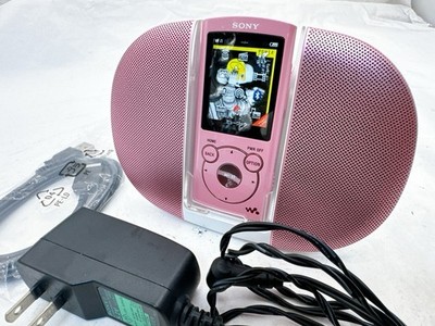 Sony Walkman NW-S764 Digital Media Player Pink 8GB w/Cable Speaker
