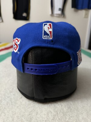 Vintage 90s Sports Specialties New Jersey Nets Side Wave SnapBack