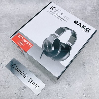 AKG K553 MK2 MKII Closed Back Studio Monitoring Headphones+4-Ch