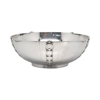 Tiffany & Co Sterling Silver Tomato/Pumpkin Vine Pattern Salad