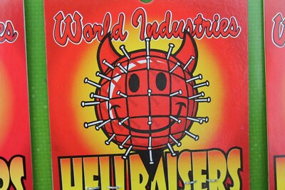 WORLD INDUSTRIES Skateboards Devil Hellraiser Pinhead Cardboard