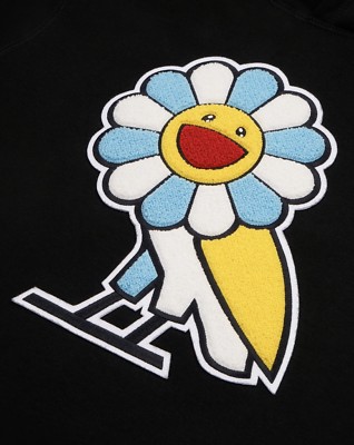 October's Very Own OVO X MURAKAMI Flower Owl Logo Hoodie Black
