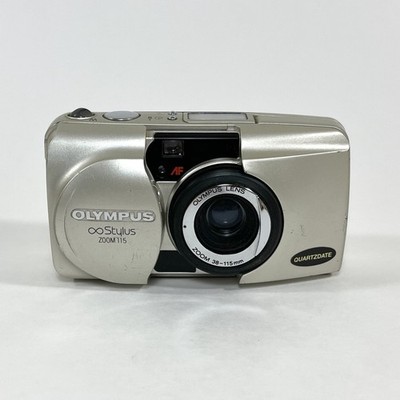 Olympus Stylus Zoom 115 35mm Point and Shoot Camera for Parts or