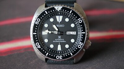Seiko SRP777 SRPE93 Turtle Prospex Black Automatic Air Diver Watch