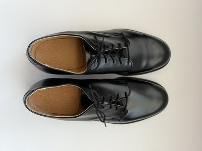 VTG 80's DLA Military US Navy Service Oxford Dress Shoes Black
