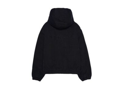 Supreme Faux Shearling Lined Bomber Jacket Black | eBay