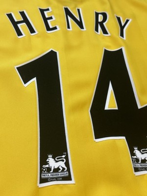 2005/06 Arsenal Away Jersey #14 Henry 2XL Nike Soccer Premier