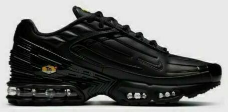 Nike Air Max Plus 3 Leather Triple Black for Sale | Authenticity