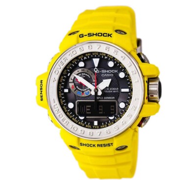 G-SHOCK GULFMASTER GWN-1000-9A 55.8mm Yellow Resin Case with