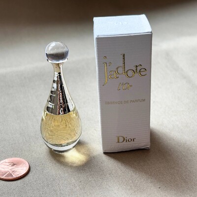 Dior J'adore L'Or Essence de Parfum Mini Travel Size Splash 0.12oz