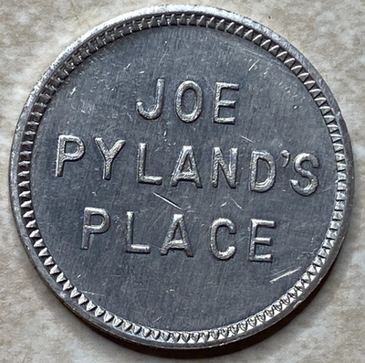 Joe Pyland's Place Flagstaff, AZ Anillo Restrike Arcade Token