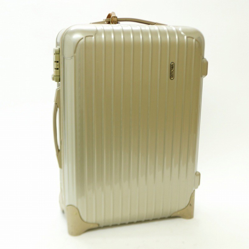 Rimowa x United Arrows 32L Gold 2-wheels Carry Case Suitcase