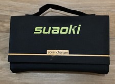 Suaoki 120w Portable Folding Solar Panel Power Charger for