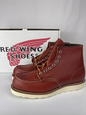 Red Wing Heritage Moc Toe Boots 8875 8.5 D Classic Red Oro Russet