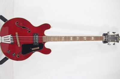 Greco) 60s EB-135 MIJ Vintage Retro Full Hollow Bass Red 1PU 2.7kg