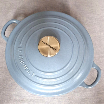 Le Creuset Cocotte Ronde 20cm Mineral Blue - Japan | eBay