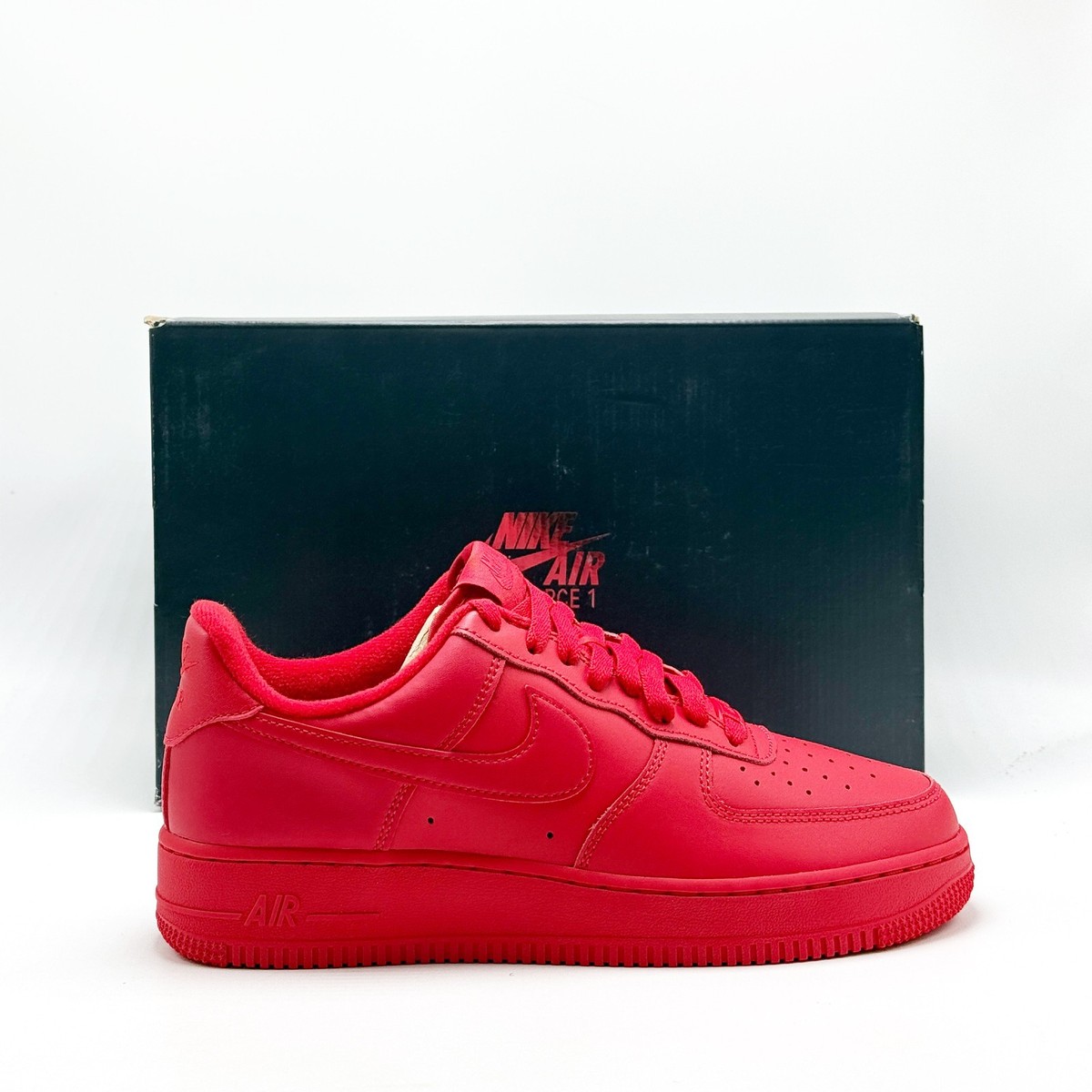 Size 10 - Nike Air Force 1 Low Triple Red for sale online | eBay