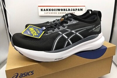 ASICS Men's Running Shoes GEL-KAYANO 31 EXTRA WIDE Black/White