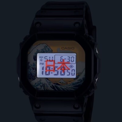 CASIO G-SHOCK DW-5600KHK24-1JR Hokusai Thirty-six Views of Mount