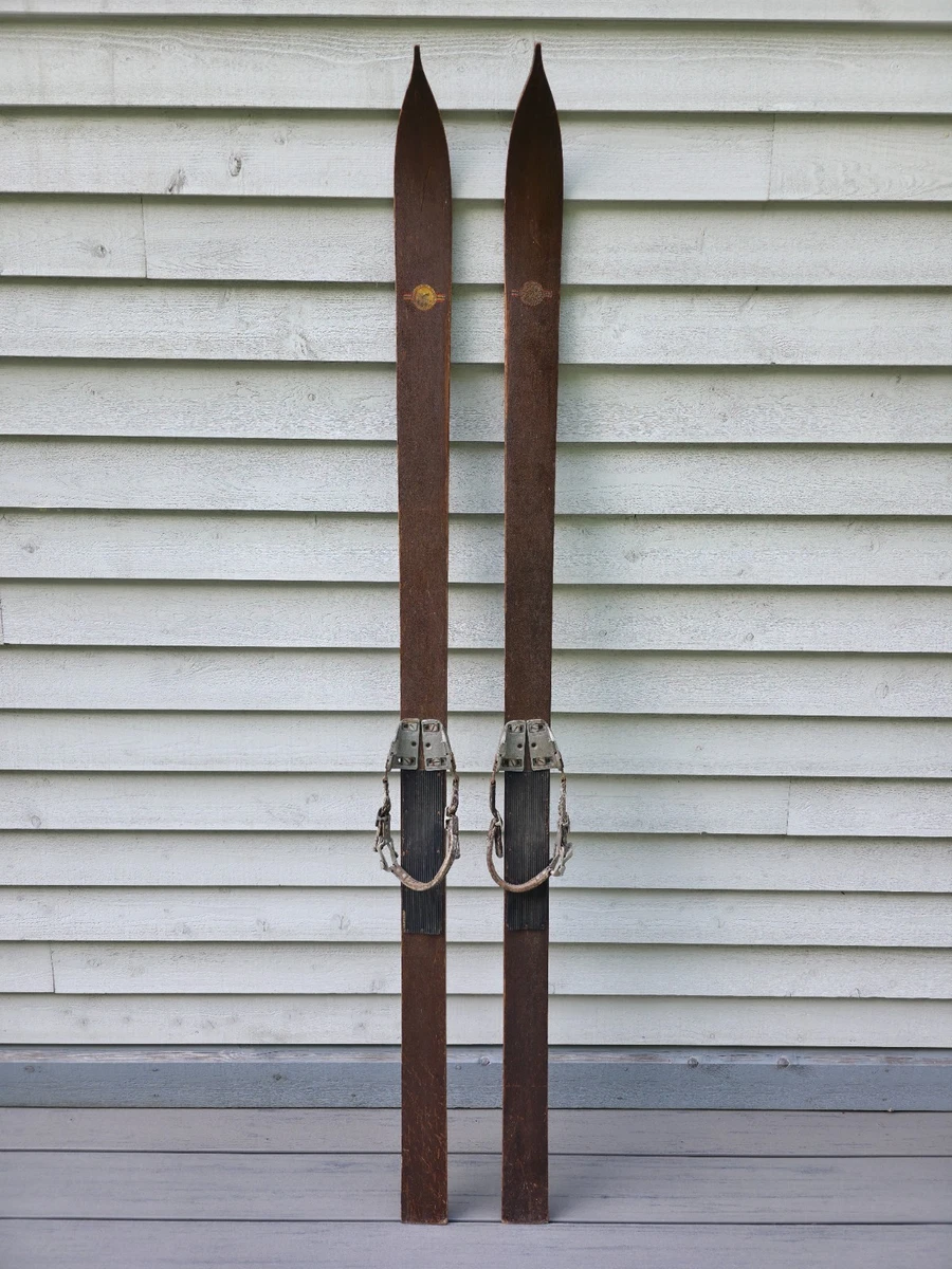 Wood Skis In Vintage Downhill Skiing Equipment for sale - eBay