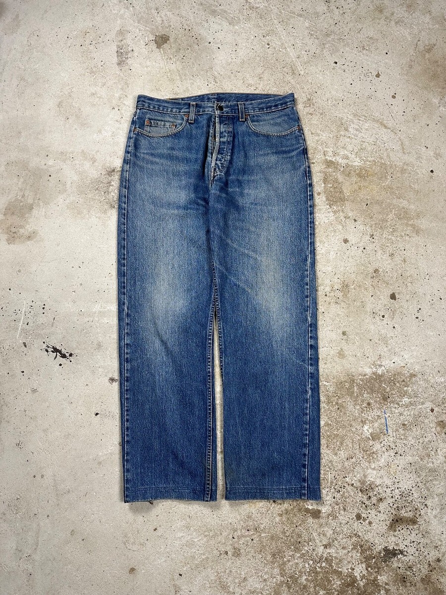 Vintage 1999 Levi's 628 02 Orange Tab Denim Pants rare jeans 90s