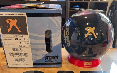 Storm Clear Black Gold Belmo Bowling Ball 15lbs Jason Belmonte