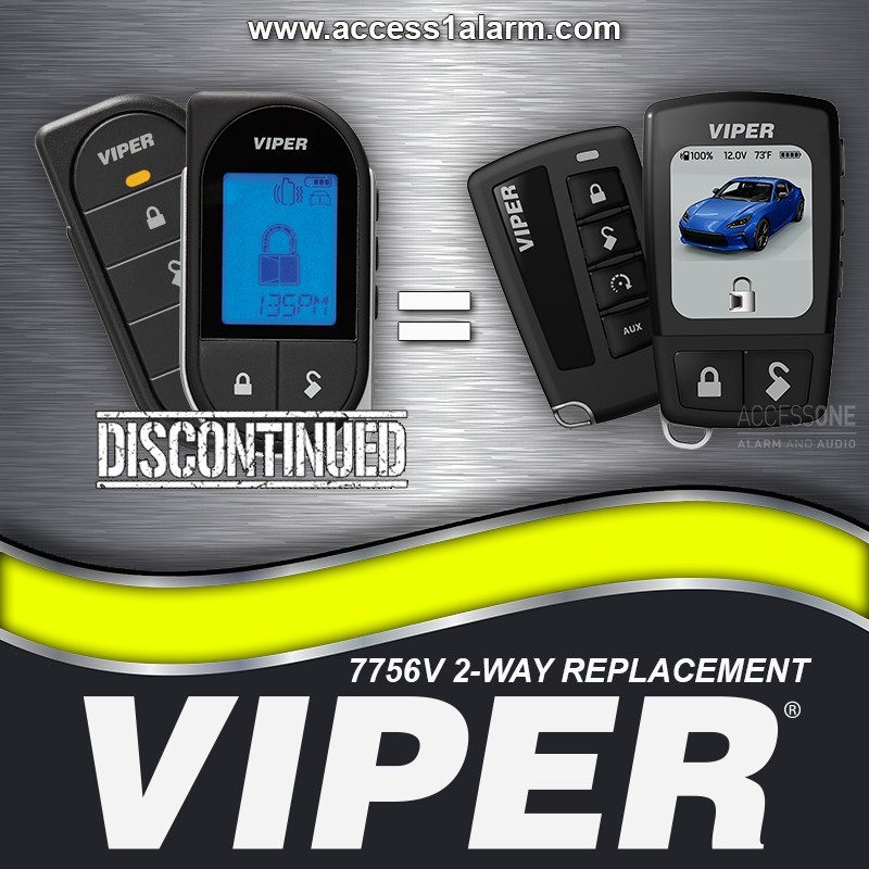 Viper 7756V and 7656V Replacement - NEW Color LCD 2-Way 7957V and