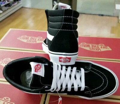 VANS MEN'S SK8-HI BLACK / BLACK / WHITE VN000D5IB8C | eBay